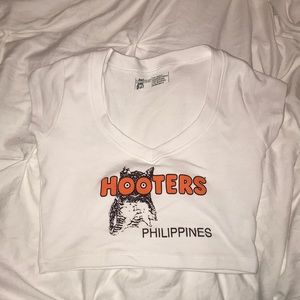 Authentic Philippines Hooters crop top